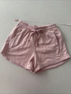 Women's Pale Pink Athletic Drawstring Shorts